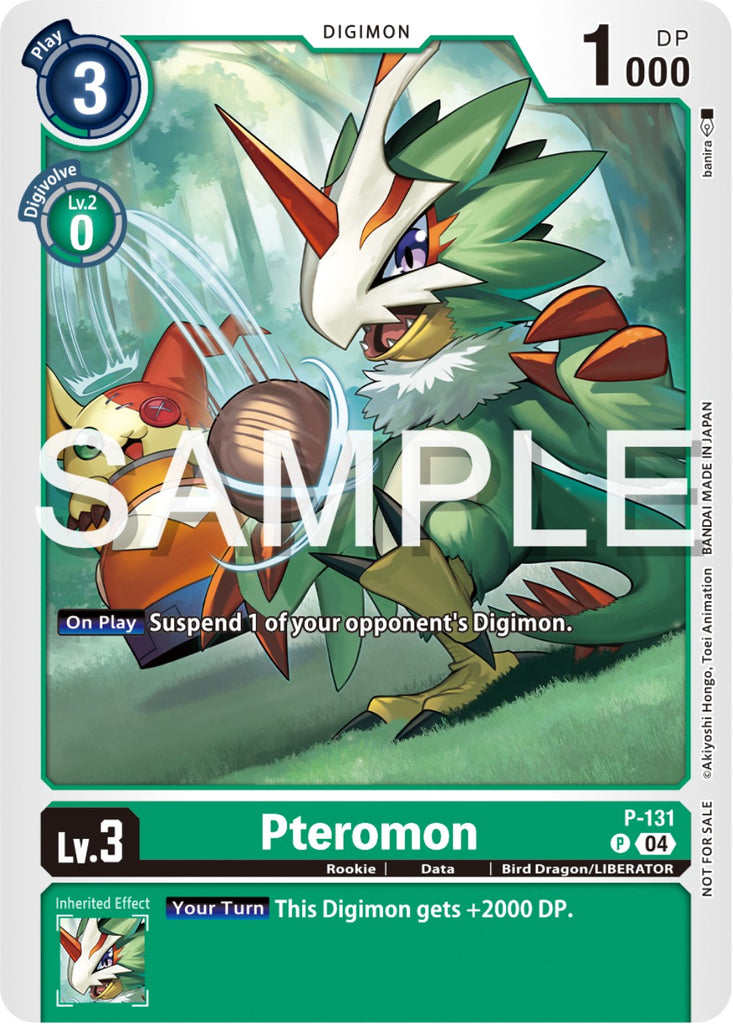 Pteromon [P-131] (Digimon Liberator Promotion Pack) [Promotional Cards