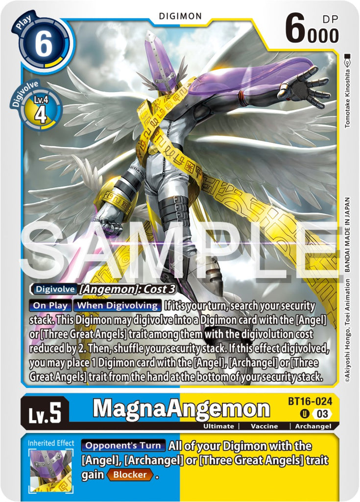 digimon angemon card BT16-019 Angemon : Common Digimon Card : BT16: Beginning Observer