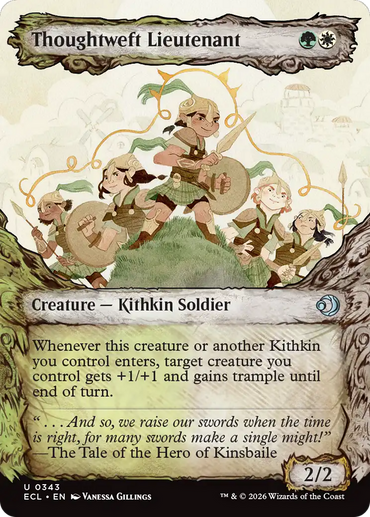 Thoughtweft Lieutenant (Showcase) [Lorwyn Eclipsed]