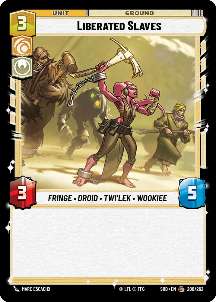 Liberated Slaves (200/262) (200/262) [Shadows of the Galaxy]