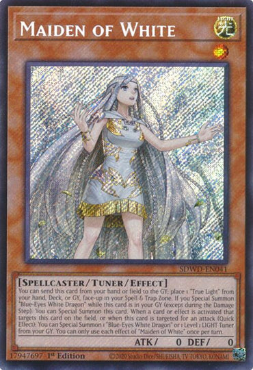 Maiden of White (Secret Rare) [SDWD-EN041] Secret Rare
