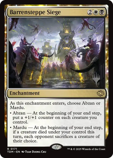 Barrensteppe Siege [Tarkir: Dragonstorm Promos]
