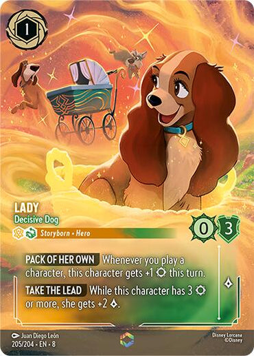 Lady - Decisive Dog (Enchanted) (205/204) [Reign of Jafar]
