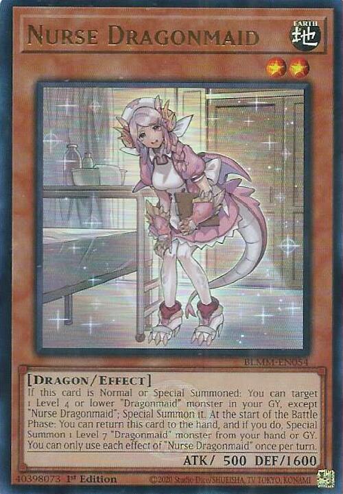 Nurse Dragonmaid [BLMM-EN054] Ultra Rare