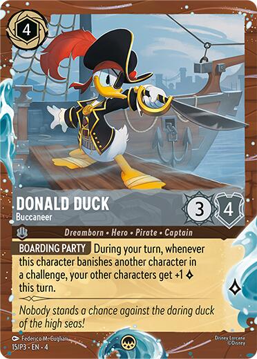 Donald Duck - Buccaneer (Disney Cruise Promo) (15/P3) [Promo Cards]