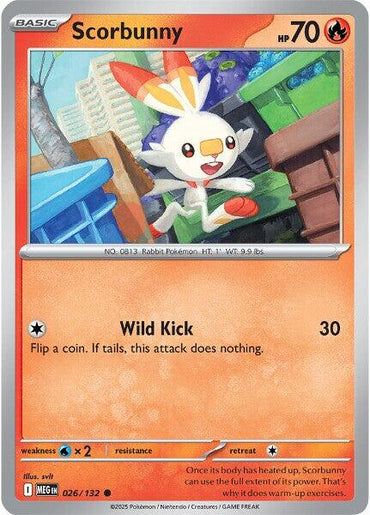 Scorbunny (026/132) [Mega Evolutions: Base Set]