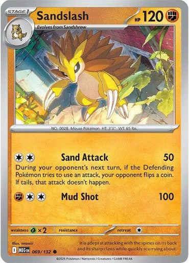 Sandslash (069/132) [Mega Evolution: Base Set]