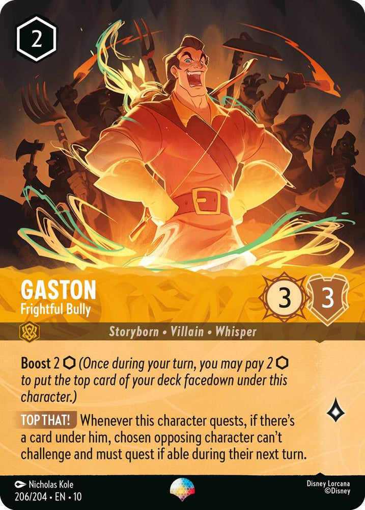 Gaston - Frightful Bully (Epic) (206/204) [Whispers in the Well]