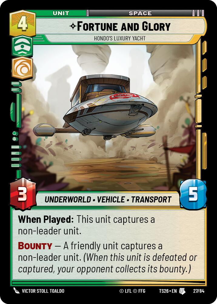 Fortune and Gory - Hondo's Luxury Yacht (27/84) (27/84) [Twin Suns]