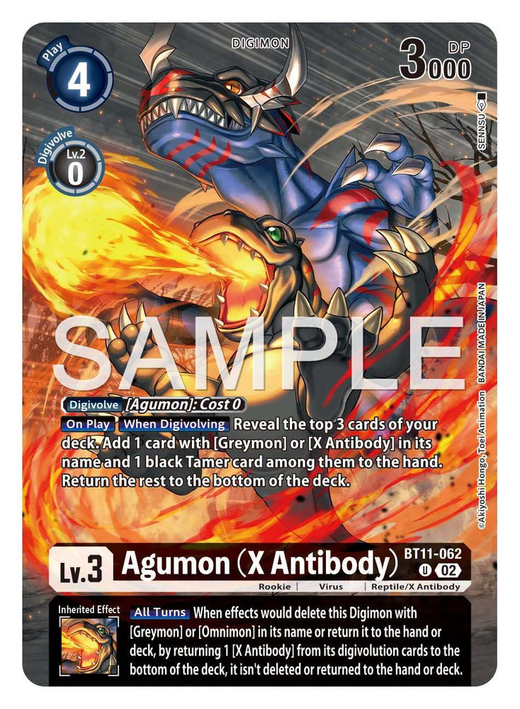 Agumon [BT11-062] (X Antibody) (Tamer's Selection Box Ver. X Antibody) [Dimensional Phase Promos]