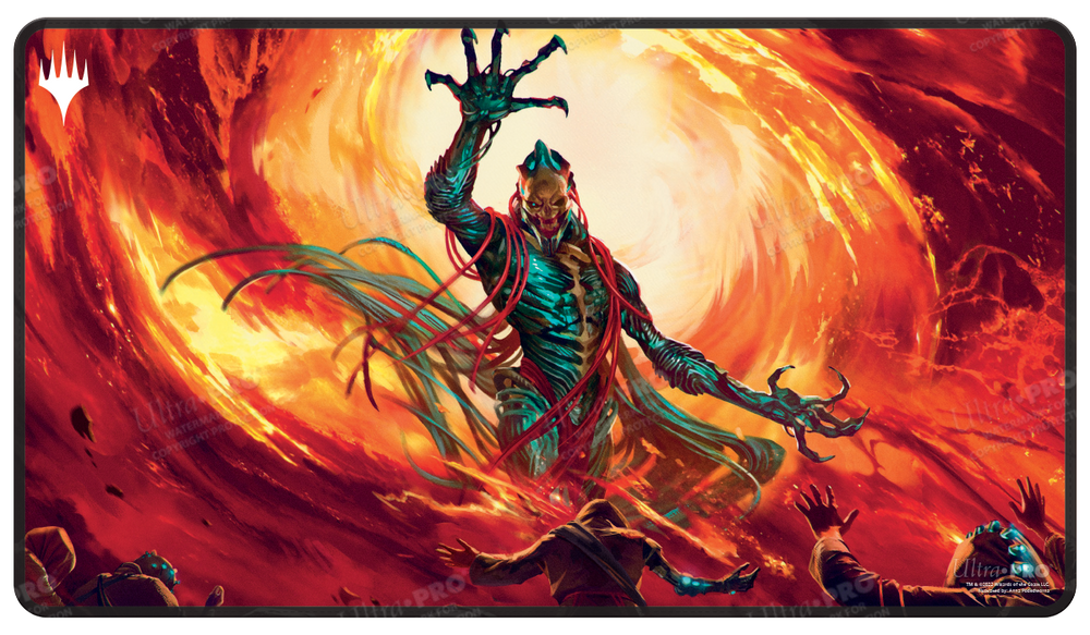 Ultra PRO: Stitched Playmat - Brothers War (Black) (Gix, Yawgmoth Praetor Stitched)